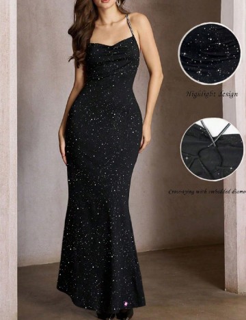 Rochie lunga SHEIN, negru