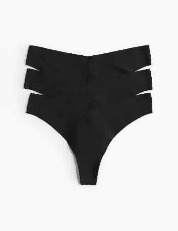 Set chiloti 3 perechi H&M, negru