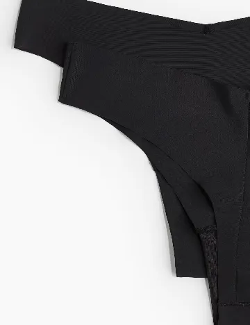 Set chiloti 3 perechi H&M, negru