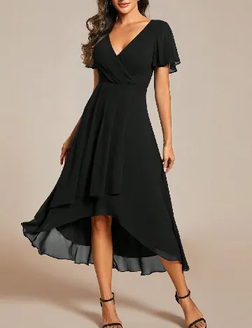 Rochie medie Ever-Pretty, negru