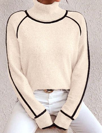 Pulover SHEIN, crem
