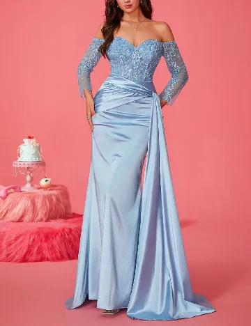 Rochie lunga Smilprince, albastru