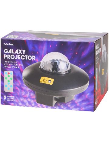 Proiector de lumină în formă de steluțe Nor-Tec, negru