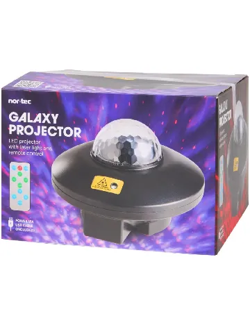 Proiector de lumină în formă de steluțe Nor-Tec, negru