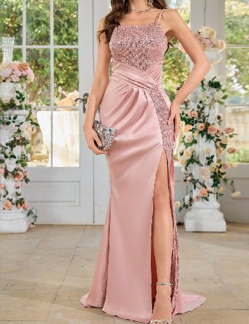 Rochie lunga SHEIN, roz