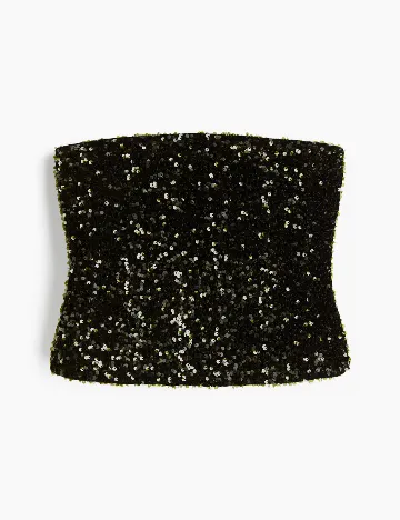 Top H&M, verde inchis