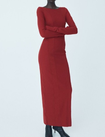 Rochie lunga H&M, rosu