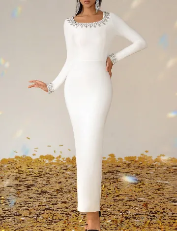 Rochie lunga SHEIN, alb