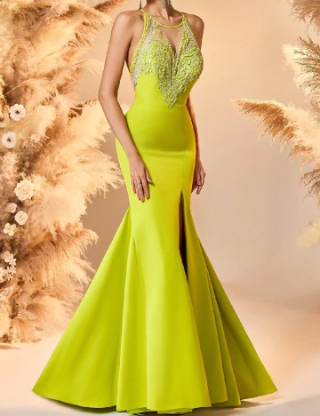 Rochie lunga SHEIN, verde