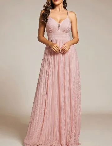 Rochie lunga Ever-Pretty, roz