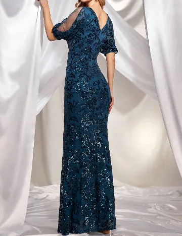 Rochie lunga XUIBOL, albastru