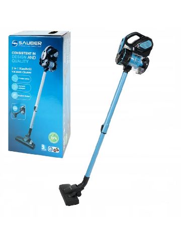 Aspirator vertical fara sac Sauber, albastru