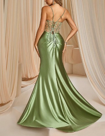 Rochie lunga SHEIN, verde