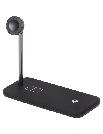 Încărcător wireless 3-în-1 Re-load, negru