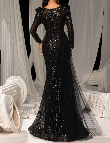 Rochie lunga Faeriesty, negru