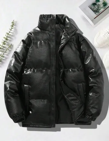 Geaca Oversize SHEIN, negru