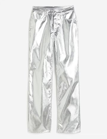 Pantaloni H&M, argintiu