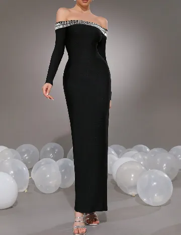 Rochie lunga SHEIN, negru