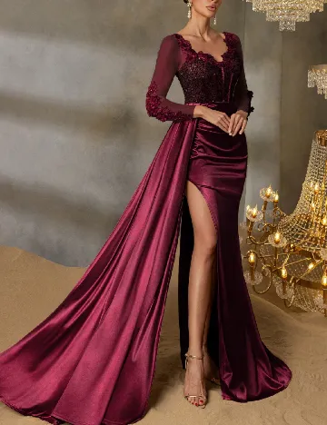 Rochie lunga Faeriesty, grena
