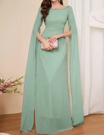 Rochie lunga SHEIN, verde