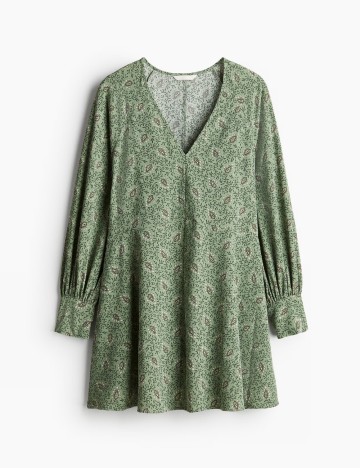 Rochie scurta H&M, verde