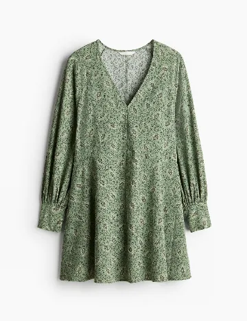Rochie scurta H&M, verde