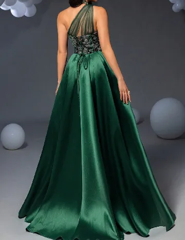 Rochie lunga Faeriesty, verde