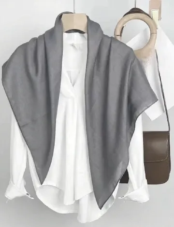 Esarfa SHEIN, gri