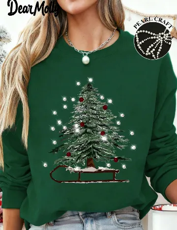 Pulover SHEIN, verde