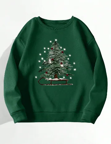 Pulover SHEIN, verde