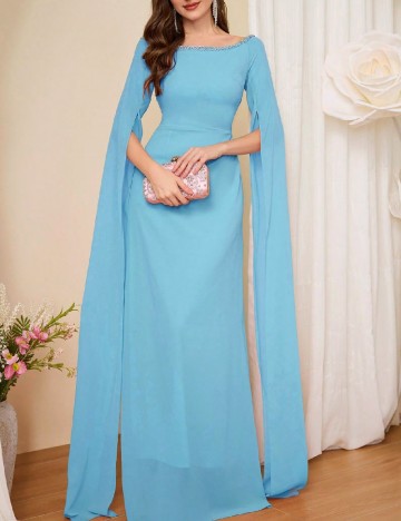 Rochie lunga SHEIN, albastru