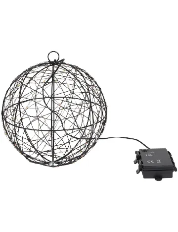 Glob luminos ACTION, negru