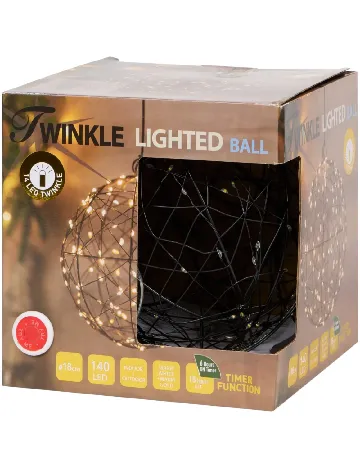 Glob luminos ACTION, negru