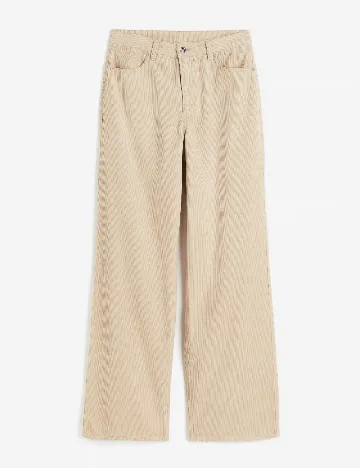 Pantaloni H&M, crem