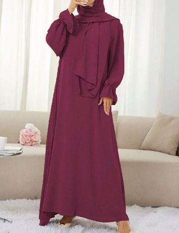 Rochie Kimono SHEIN, visiniu