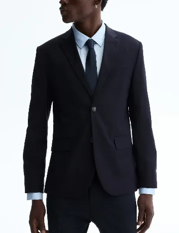 Sacou H&M, bleumarin inchis