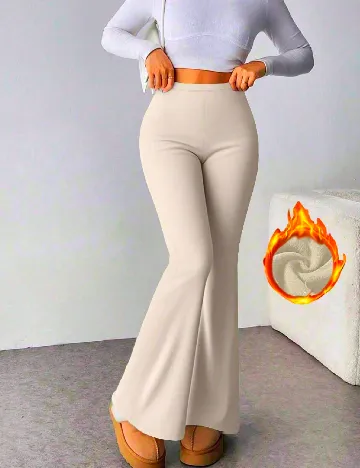 Pantaloni SHEIN, crem