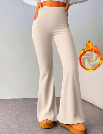 Pantaloni SHEIN, crem