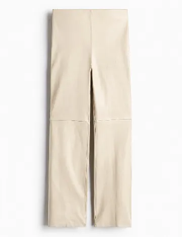 Pantaloni H&M, crem