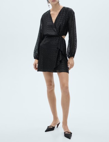 Rochie scurta Mango, negru