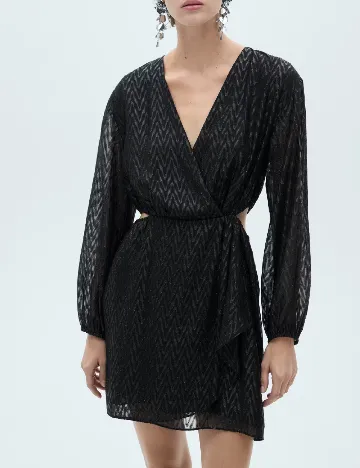 Rochie scurta Mango, negru