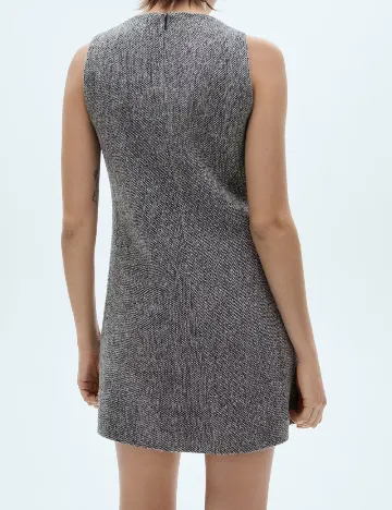 Rochie scurta Mango, gri