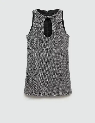 Rochie scurta Mango, gri