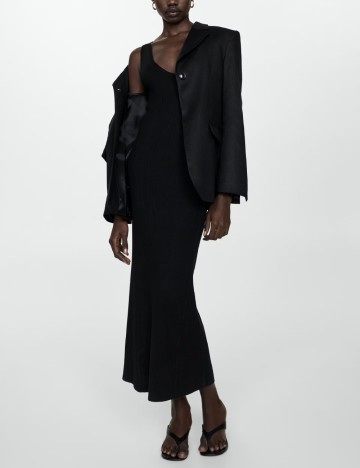 Rochie medie Mango, negru