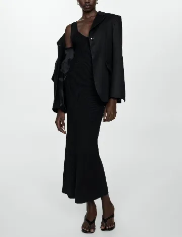 Rochie medie Mango, negru