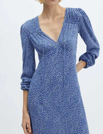 Rochie medie Mango, albastru
