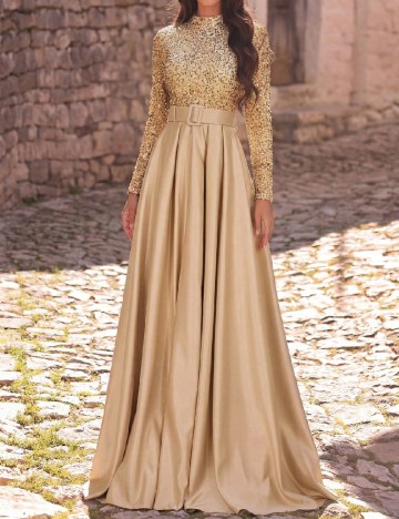 Rochie lunga Faeriesty, crem