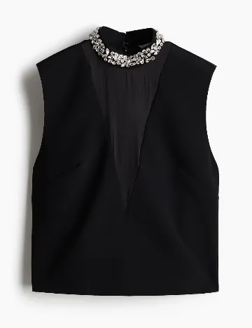 Top H&M, negru