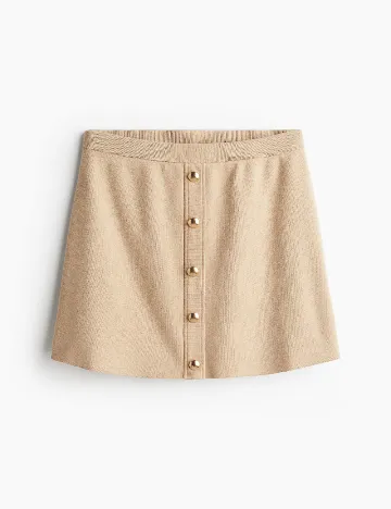 Fusta H&M, crem