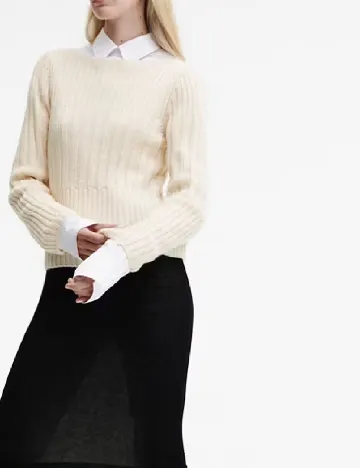 Pulover Mango, crem